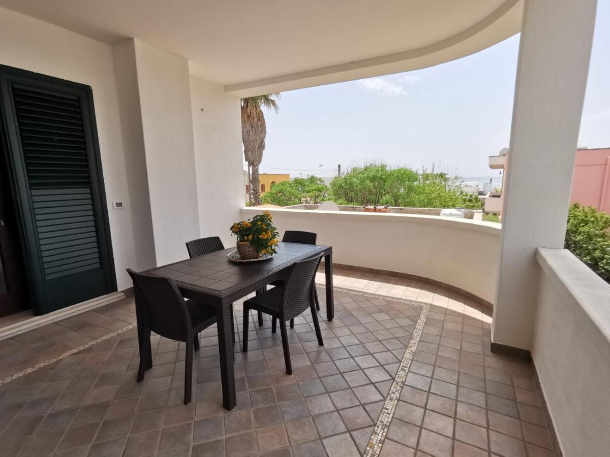 Ferienwohnung Casa Tramonto Vista Mare Marina Di Pescoluse Exterior foto