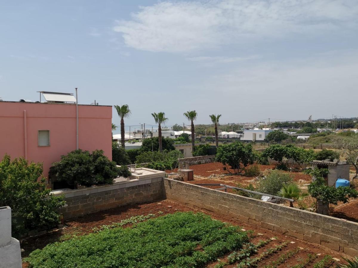 Ferienwohnung Casa Tramonto Vista Mare Marina Di Pescoluse Exterior foto