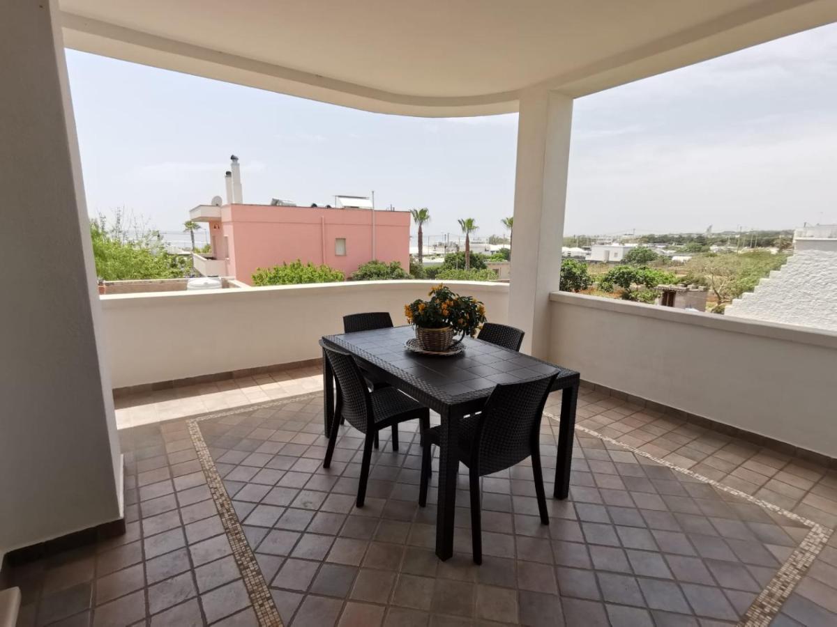 Ferienwohnung Casa Tramonto Vista Mare Marina Di Pescoluse Exterior foto